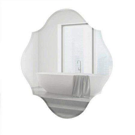 COMFORTCORRECT 20 in. Frameless Mirror, Silver CO2797725